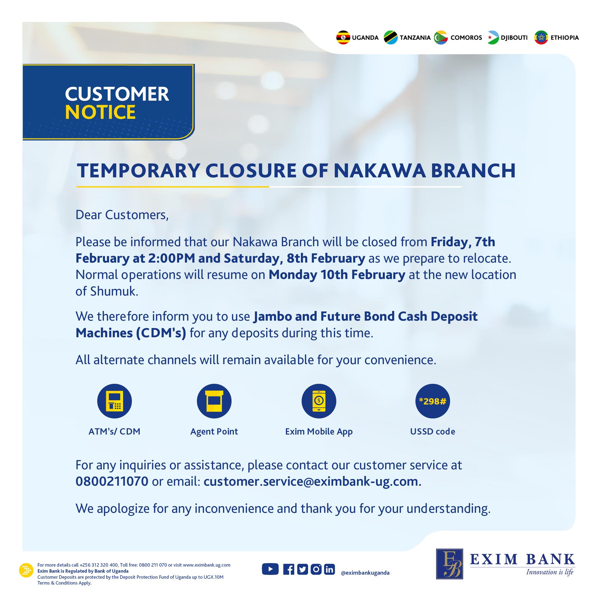 nakawa-branch-temporary-closure